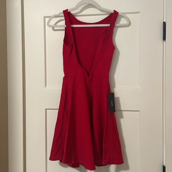 Red Open Back Lulus Dress - Picture 3 of 6